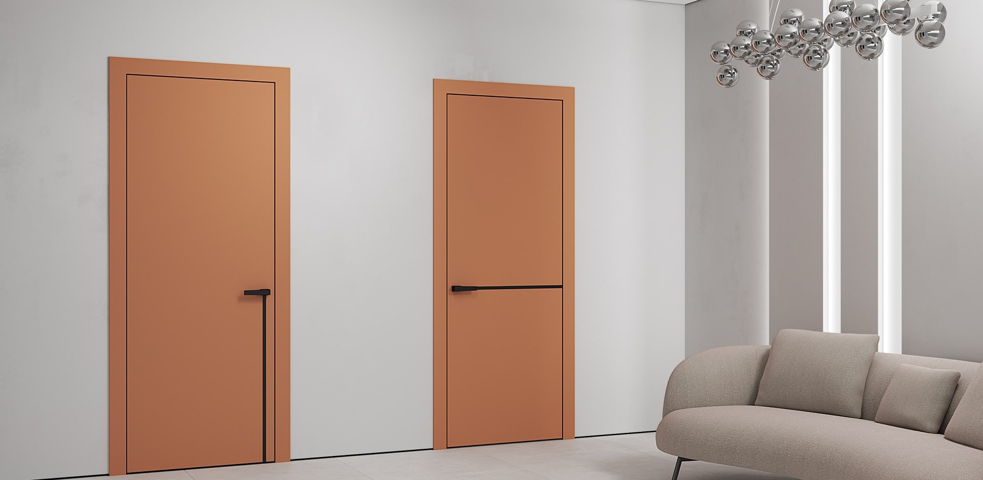 Стильный интерьер с новинками дверей PLAZA