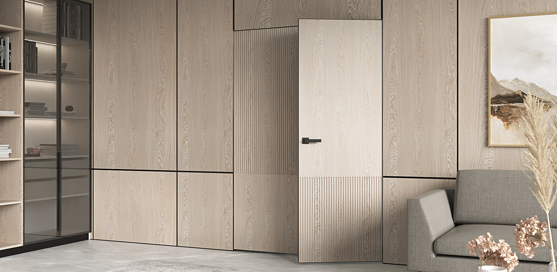 Современный тренд с рифлёными дверями COSTA