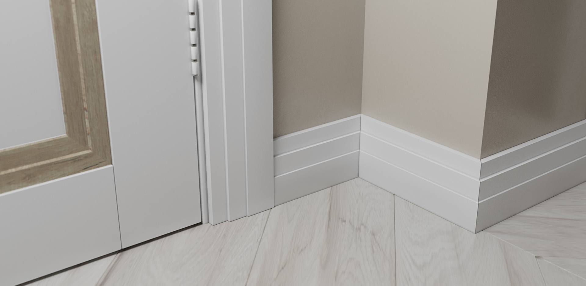 Каскадные ступенчатые плинтусы и наличники от GEONA - необходимая деталь для эстетичного интерьера